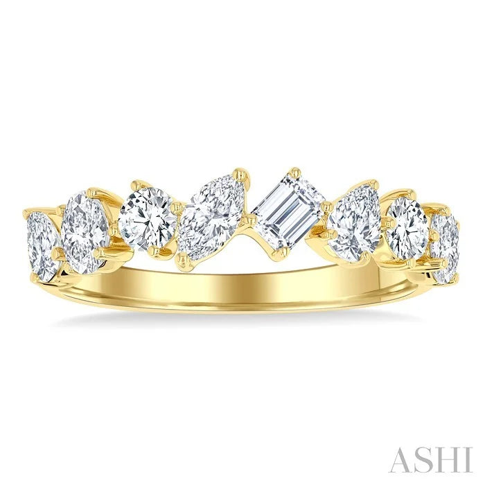 Mixed Shape Diamond Fashion Band