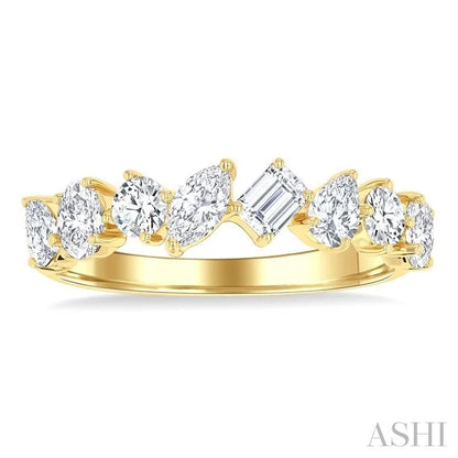 Mixed Shape Diamond Fashion Band