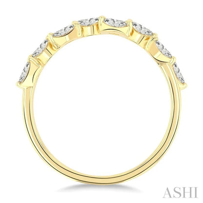Marquise Shape Scatter Diamond Fashion Band