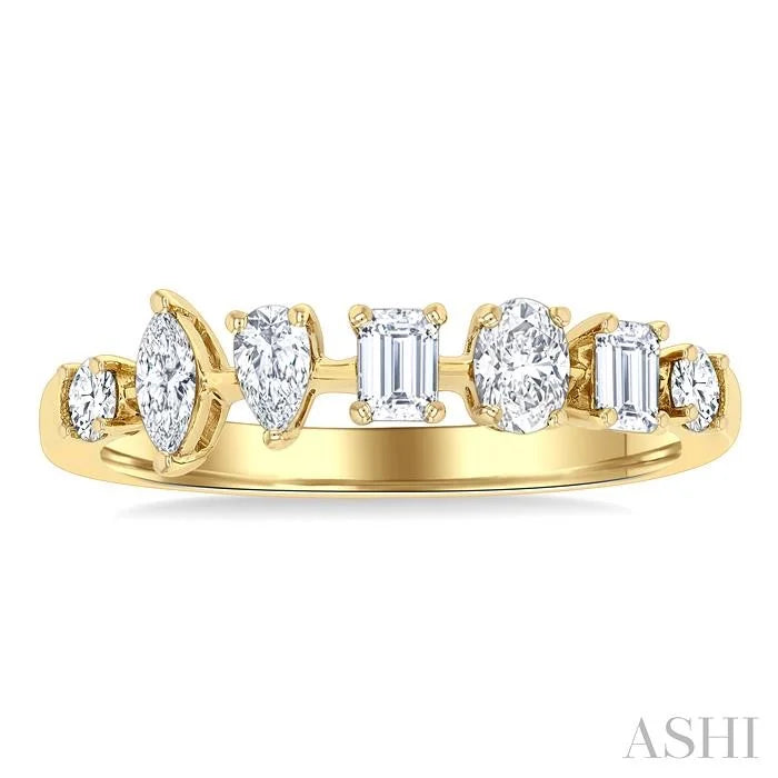 Mixed Shape Diamond Fashion Band