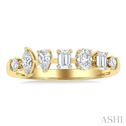 Mixed Shape Diamond Fashion Band