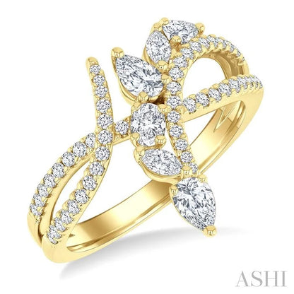 Mixed Shape Diamond Fashion Ring