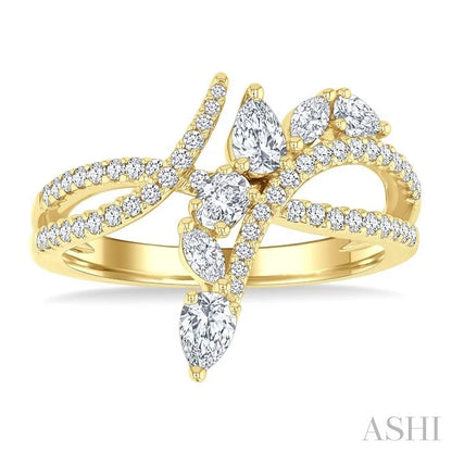 Mixed Shape Diamond Fashion Ring
