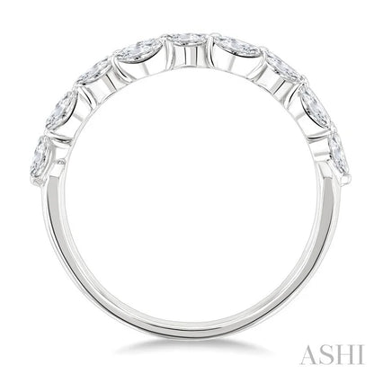 Marquise Shape Scatter Diamond Fashion Band