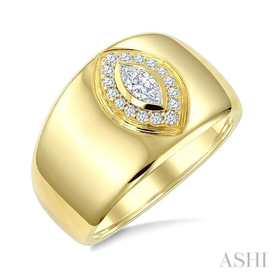 Aeris Gold Marquise Shape Diamond Fashion Ring