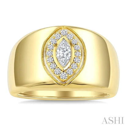 Aeris Gold Marquise Shape Diamond Fashion Ring