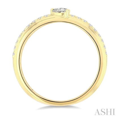 Pear Shape Diamond Fashion Band