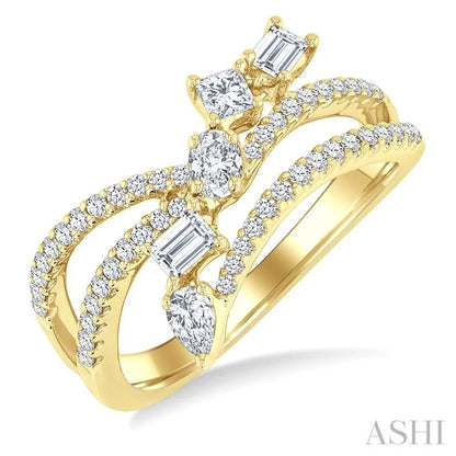 Mixed Shape Diamond Fashion Ring