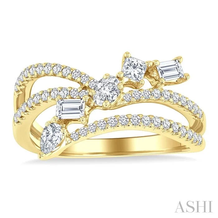 Mixed Shape Diamond Fashion Ring