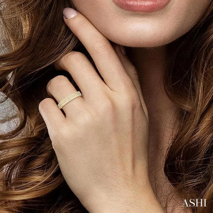 Three Row Diamond Fashion Band