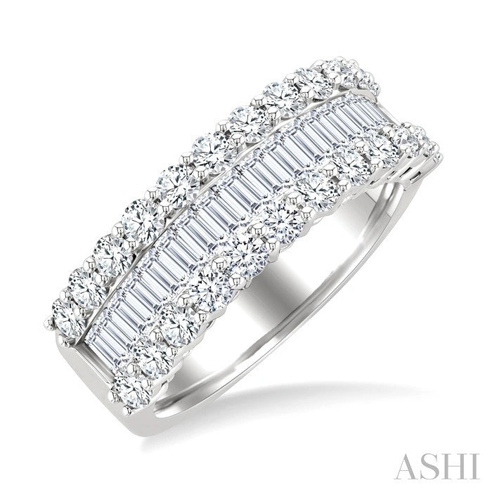Baguette Diamond Fashion Band