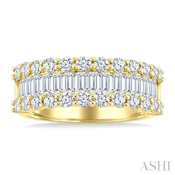 Baguette Diamond Fashion Band