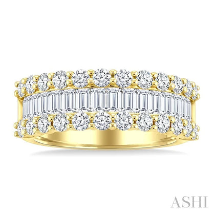 Baguette Diamond Fashion Band