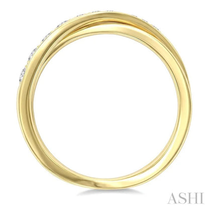 Criss Cross Diamond Fashion Ring