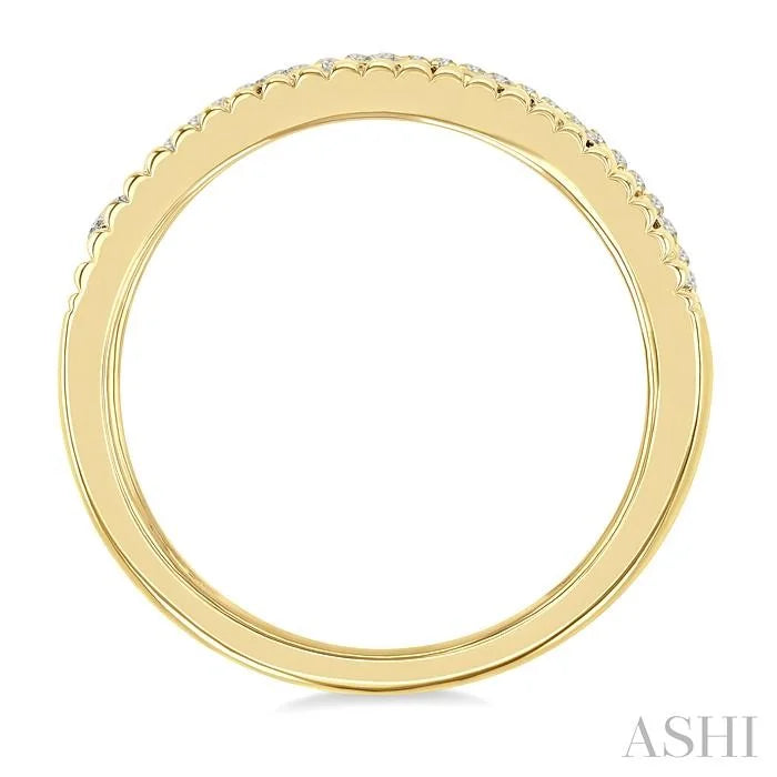 Bezel Layered Diamond Fashion Ring