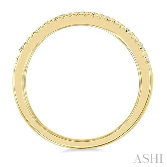 Bezel Layered Diamond Fashion Ring