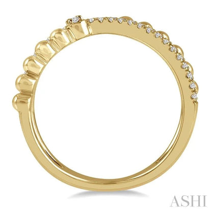 Bead Bijoux Criss Cross Diamond Fashion Ring