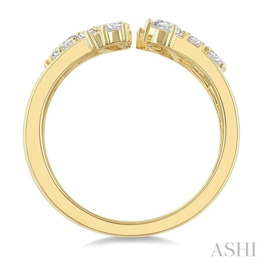 Mixed Shape Diamond Fashion Open Band