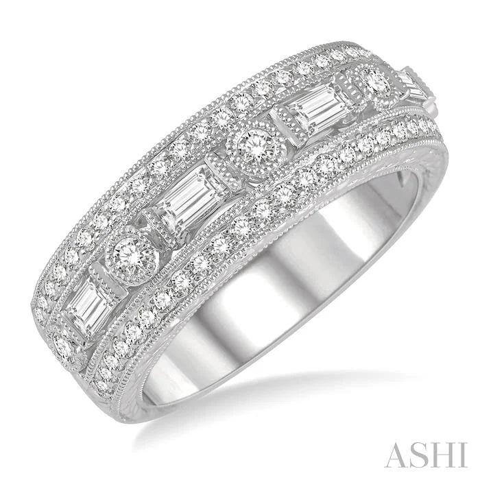Baguette Diamond Wedding Band