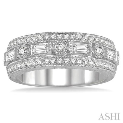 Baguette Diamond Wedding Band
