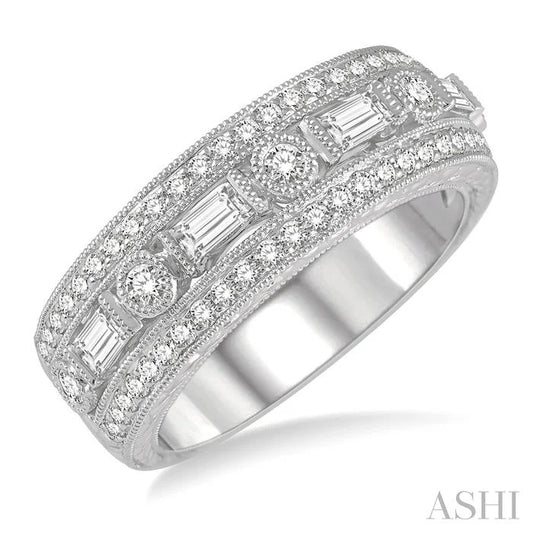 Baguette Diamond Wedding Band