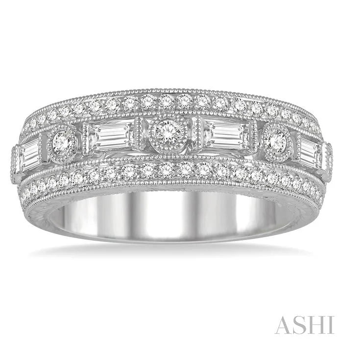 Baguette Diamond Wedding Band