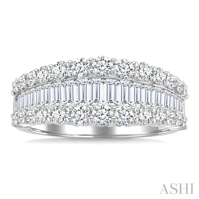 Baguette Diamond Fashion Band