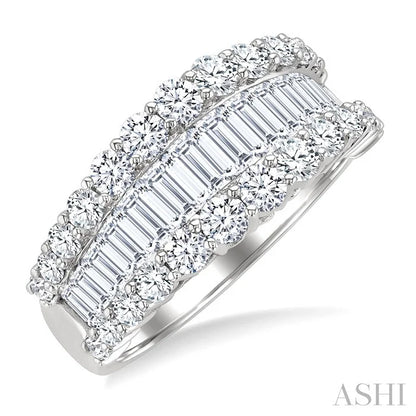 Baguette Diamond Fashion Band