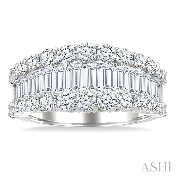 Baguette Diamond Fashion Band