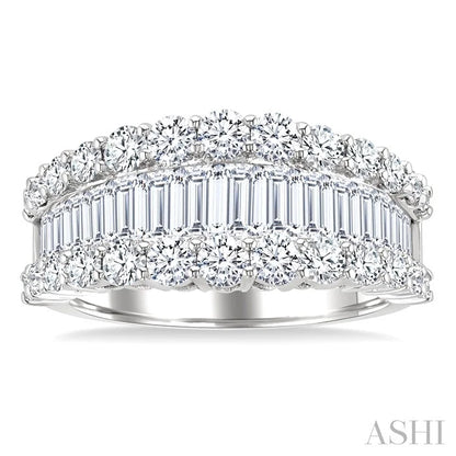 Baguette Diamond Fashion Band