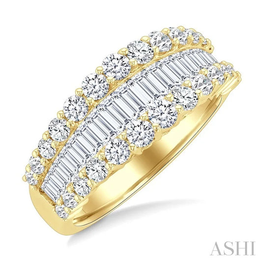 Baguette Diamond Fashion Band