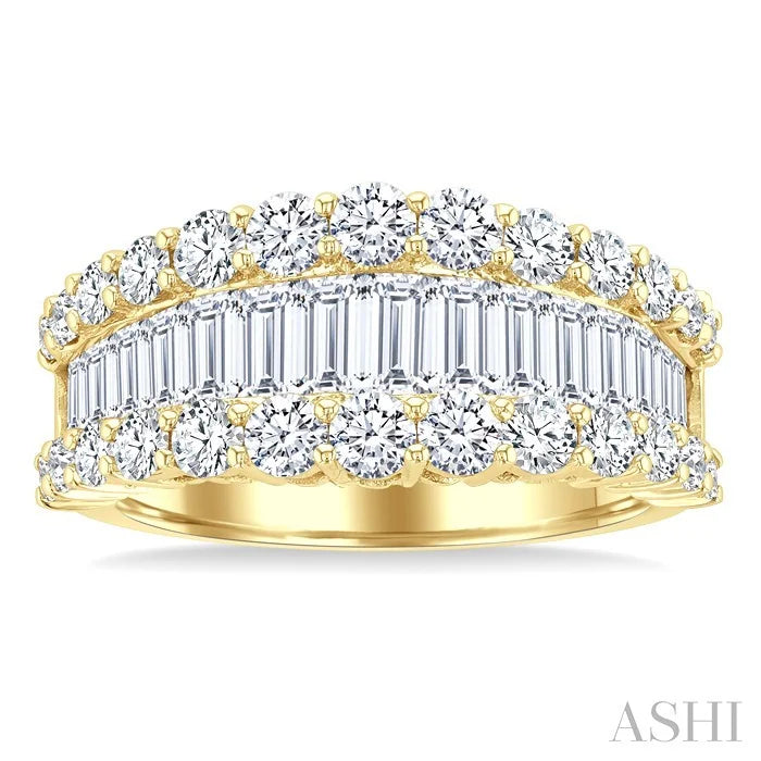 Baguette Diamond Fashion Band