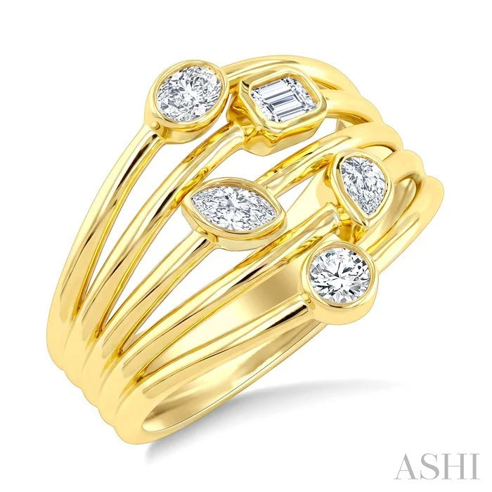 Mixed Shape Diamond Fashion Ring