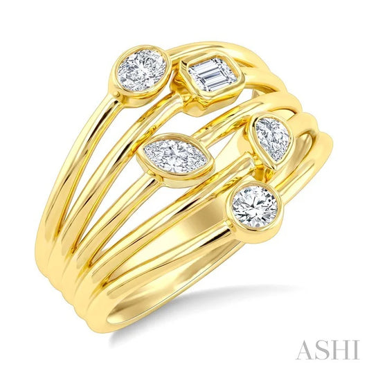 Mixed Shape Diamond Fashion Ring