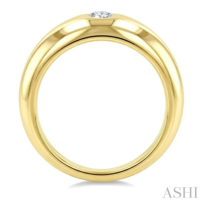 Aeris Gold Round Shape Diamond Fashion Ring