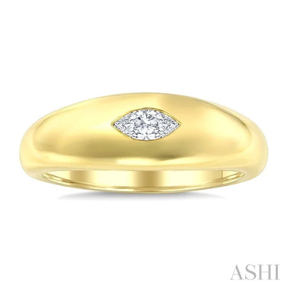 Aeris Gold Marquise Shape East-West Diamond Fashion Ring