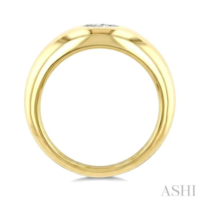 Aeris Gold Marquise Shape East-West Diamond Fashion Ring