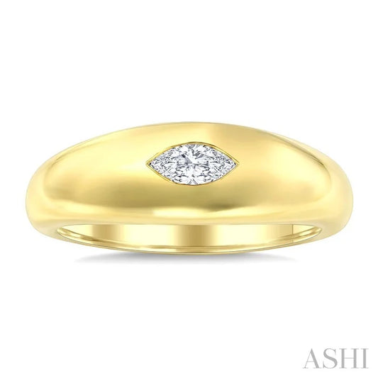 Aeris Gold Marquise Shape East-West Diamond Fashion Ring