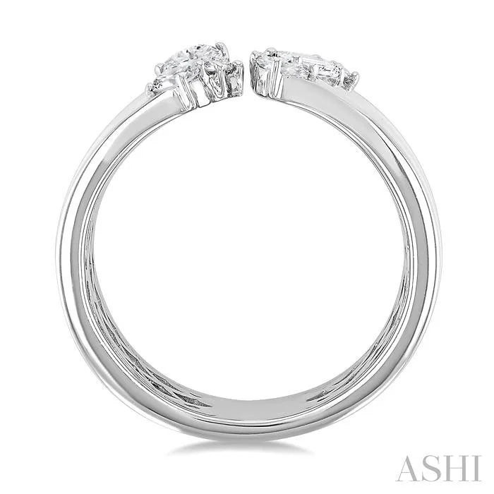 Bold Mixed Shape Diamond Fashion Open Band
