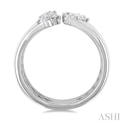 Bold Mixed Shape Diamond Fashion Open Band