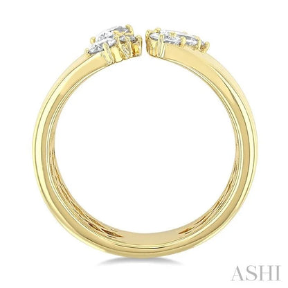 Bold Mixed Shape Diamond Fashion Open Band