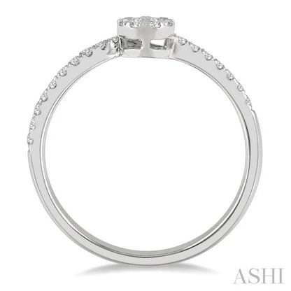 Round Shape Lovebright Diamond Fashion Ring