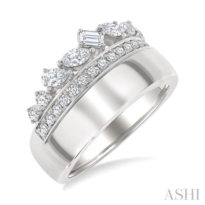 Mixed Shape Diamond Fashion Ring