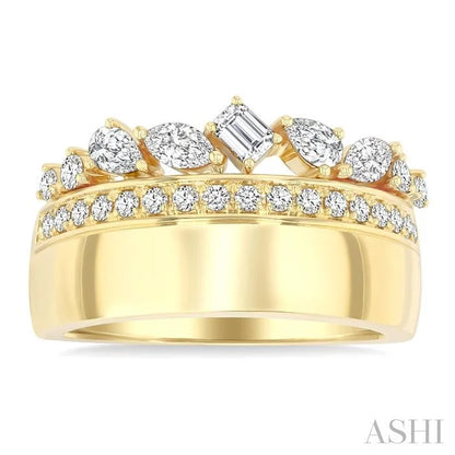 Mixed Shape Diamond Fashion Ring