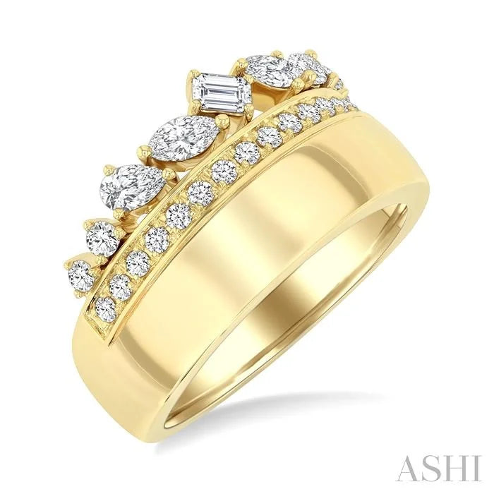 Mixed Shape Diamond Fashion Ring