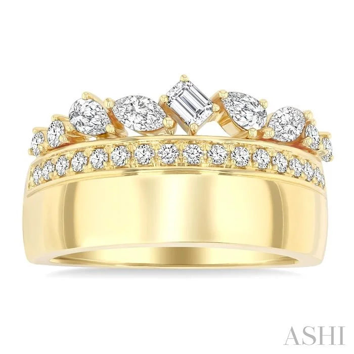 Mixed Shape Diamond Fashion Ring