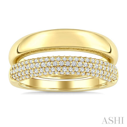 Aeris Gold Diamond Fashion Band Set