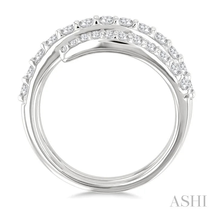 Spiral Diamond Fashion Open Band