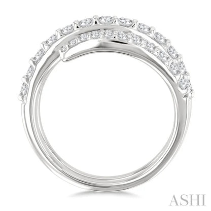 Spiral Diamond Fashion Open Band