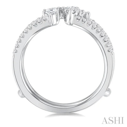 Mixed Shape Diamond Fashion Open Ring